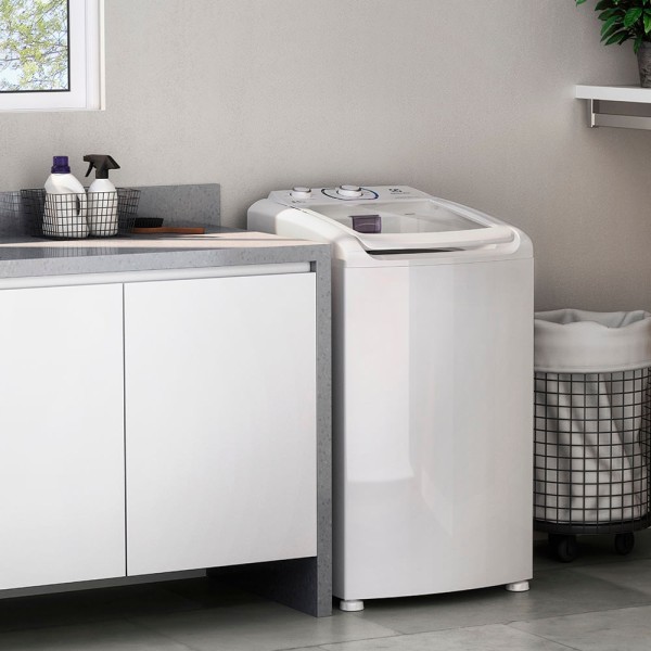 Encontraproduto.com.br - Máquina de Lavar Electrolux Essencial Care 8,5kg Branca LES09