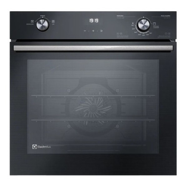 Encontraproduto.com.br - Forno de Embutir Electrolux a Gás 80L Efficient com PerfectCook360 Preto (OE8GH)