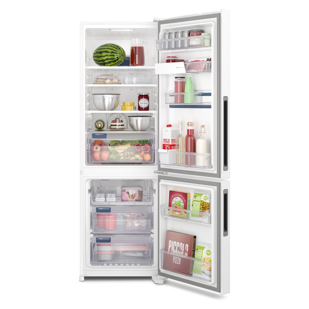 Encontraproduto.com.br - Geladeira Electrolux Frost Free 400L Efficient AutoSense Inverse Branca (DB44)