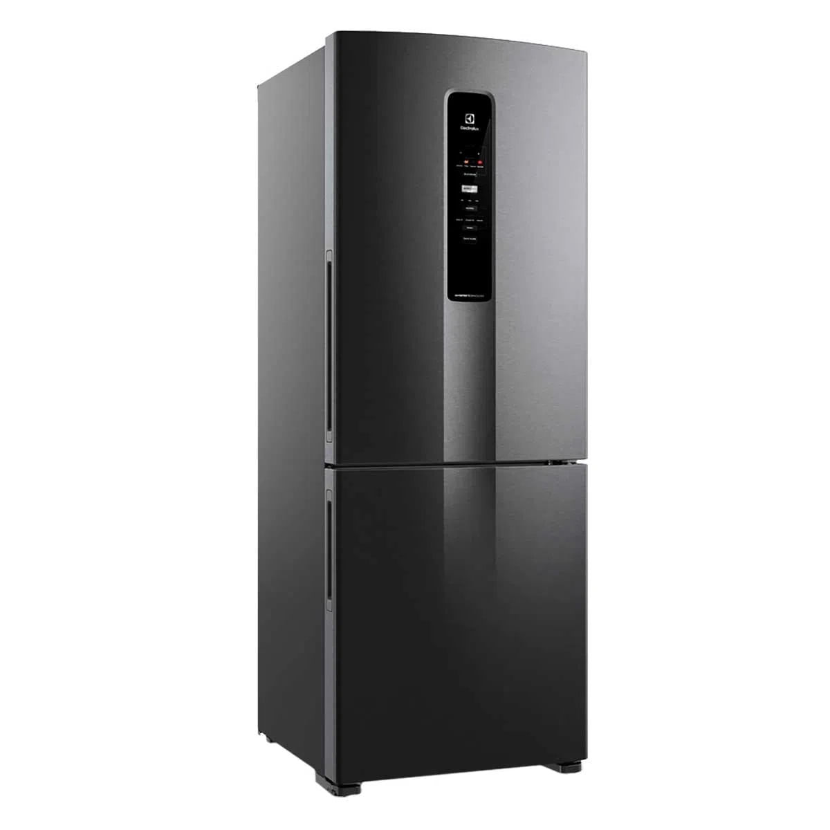 Refrigerador Inverse Inverter Com Autosense Electrolux 2 Portas Frost Free 490L Black Inox Look 220V