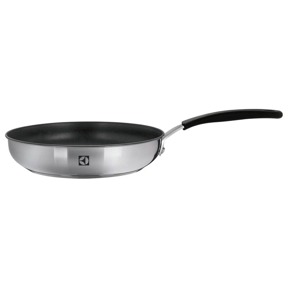Encontraproduto.com.br - Frigideira Inox com Revestimento Antiaderente 24cm