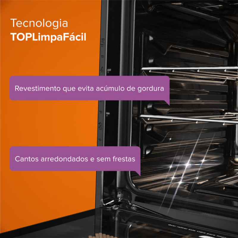 Encontraproduto.com.br - Forno de Embutir Elétrico Continental 50L com TOPLimpaFácil (OC4EM)