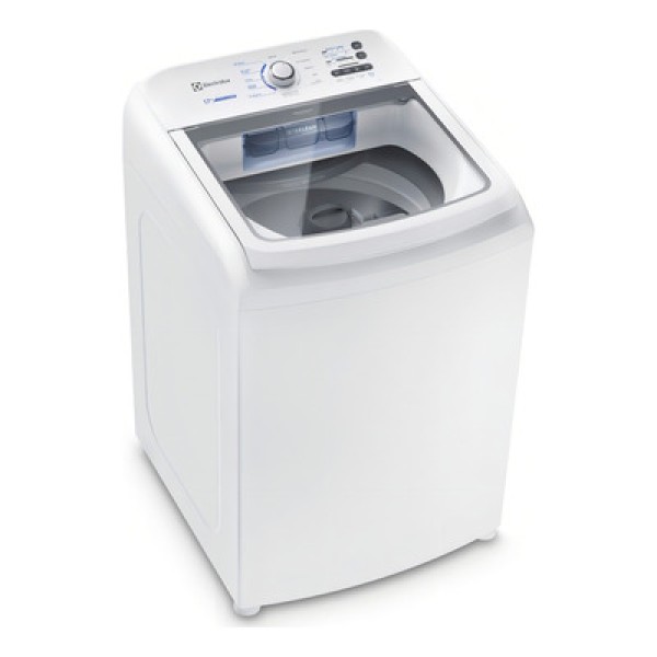 Máquina de Lavar Electrolux LED17 17KG com Cesto Inox 11 Programas e Jet Clean Branco