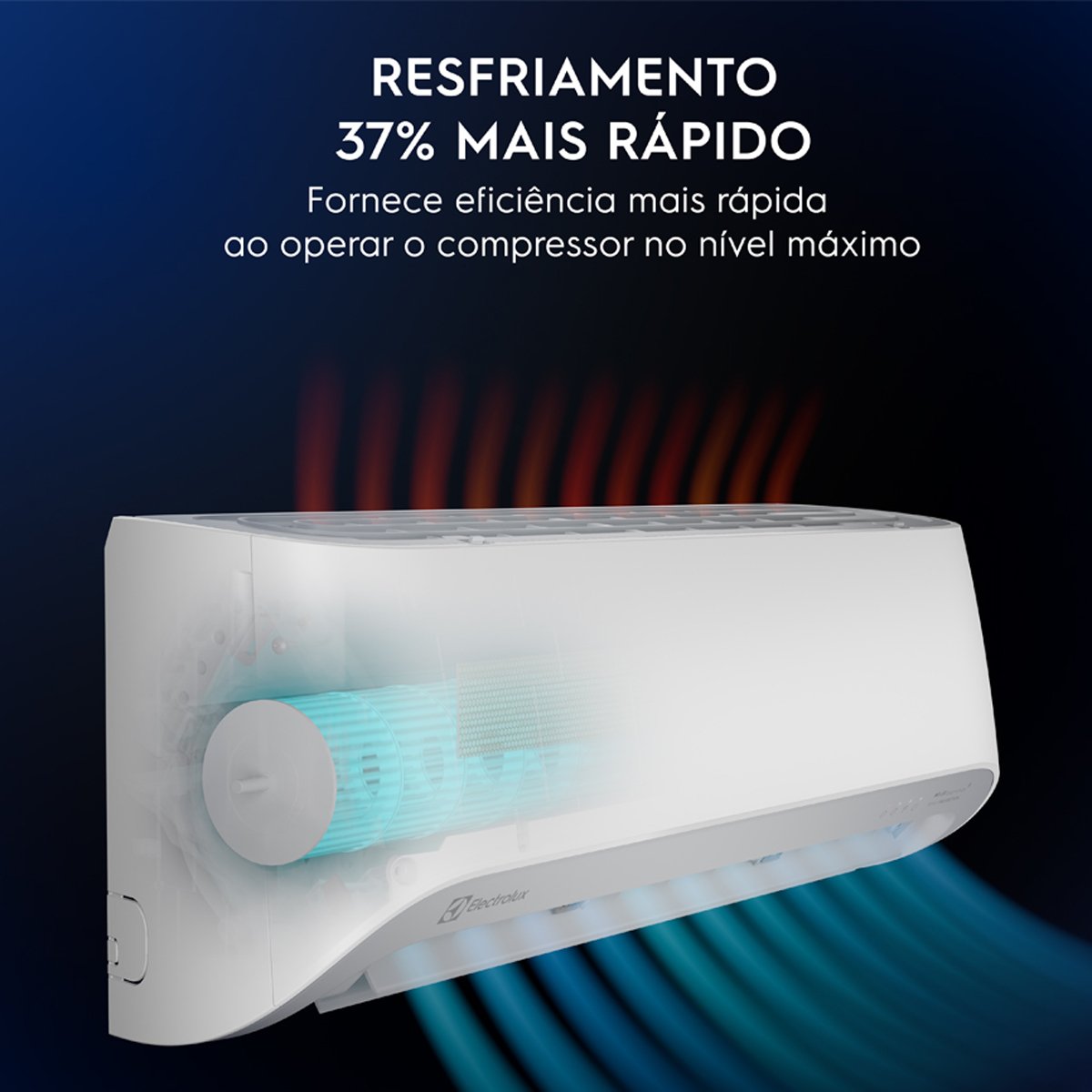 Encontraproduto.com.br - Ar-Condicionado Electrolux Split 9.000 BTUs Color Adapt Frio com Wi-fi (YI09F/YE09F)