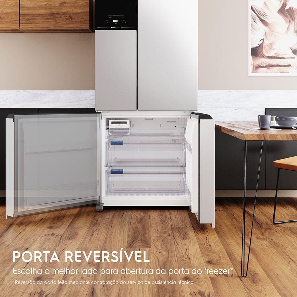Geladeira Electrolux Inverter Frost Free 590L Multidoor Efficient Autosense Branco IM8