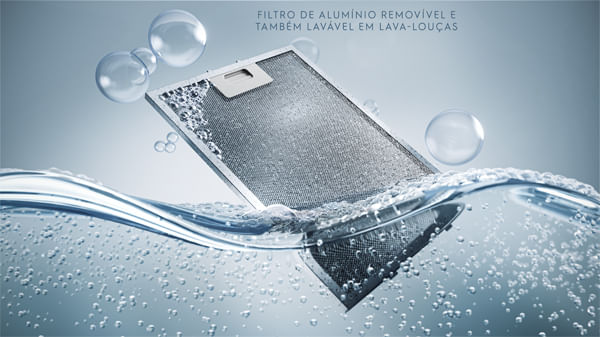 Encontraproduto.com.br - Depurador De Ar Electrolux 60cm Retrátil Efficient DE6RX