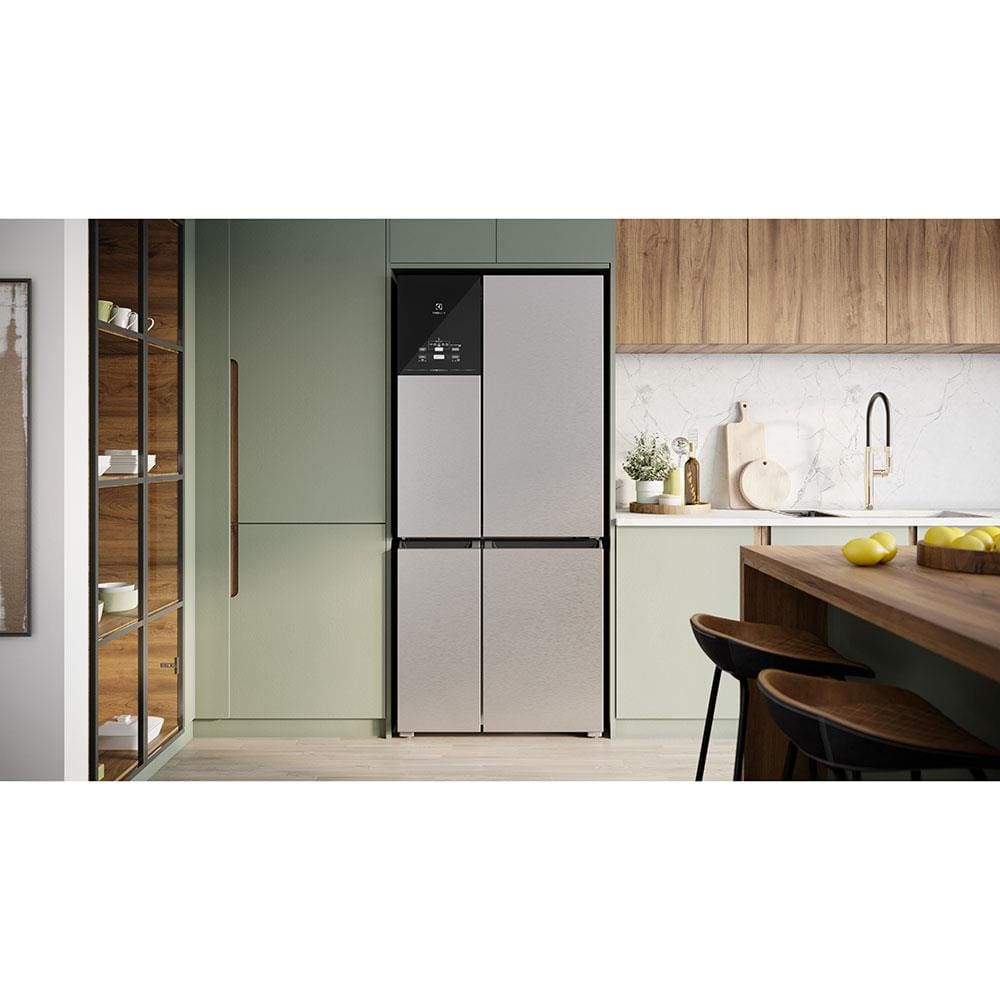 Encontraproduto.com.br - Geladeira Electrolux Multidoor Experience 581l 4 Portas Iq8s Inox 110V