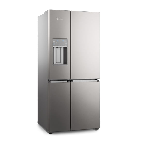 Encontraproduto.com.br - Geladeira Electrolux Frost Free Inverter 541L Experience com FlexiSpace 4 Portas Cinza Home Pro (IQ8IS)
