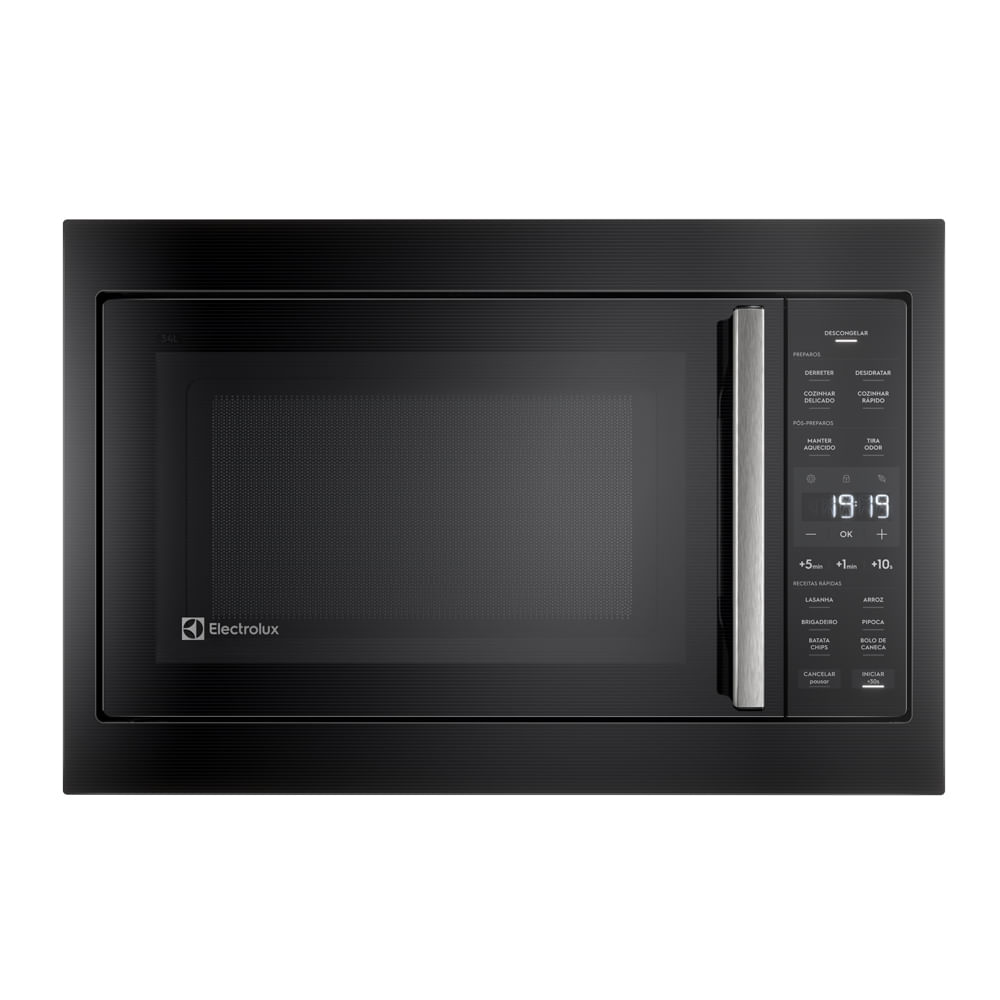 Encontraproduto.com.br - Micro-ondas de Embutir Electrolux 34L Preto Experience com Descongelamento Assistido (ME3BP)
