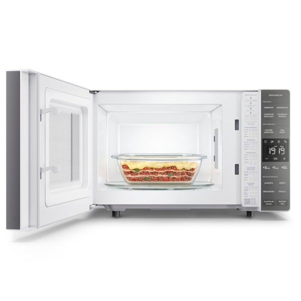 Encontraproduto.com.br - Forno Micro-Ondas Electrolux 23L Efficient ME23B Branco 220V