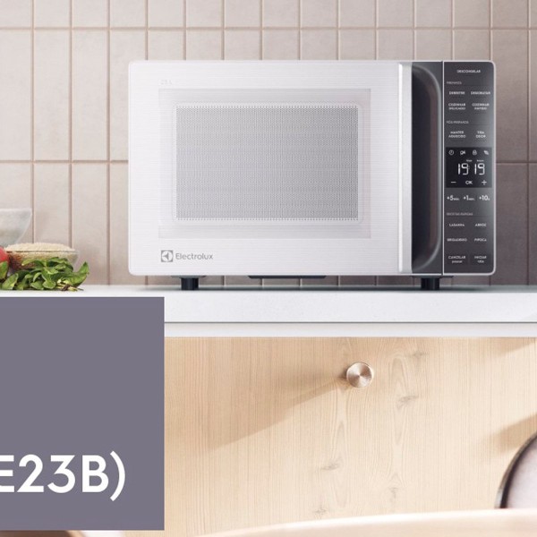 Encontraproduto.com.br - Forno Micro-Ondas Electrolux 23L Efficient ME23B Branco 220V