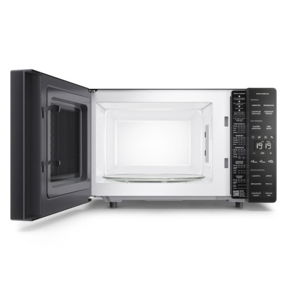 Encontraproduto.com.br - Micro-ondas Electrolux 23L Preto Efficient Com Descongelamento Assistido ME23P