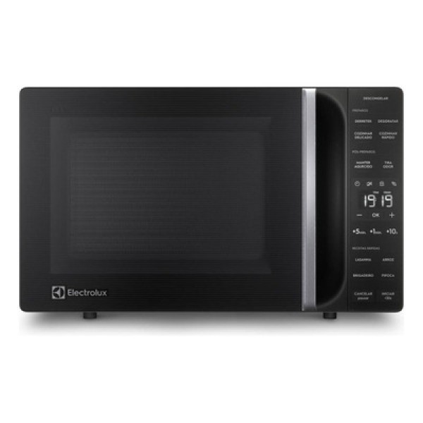 Encontraproduto.com.br - Micro-ondas Electrolux 23L Preto Efficient Com Descongelamento Assistido ME23P