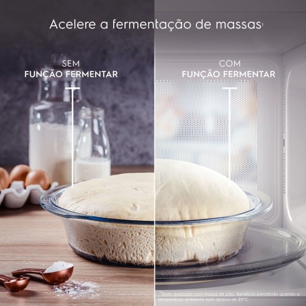Encontraproduto.com.br - Micro-ondas Electrolux 23L Preto Efficient Com Descongelamento Assistido ME23P