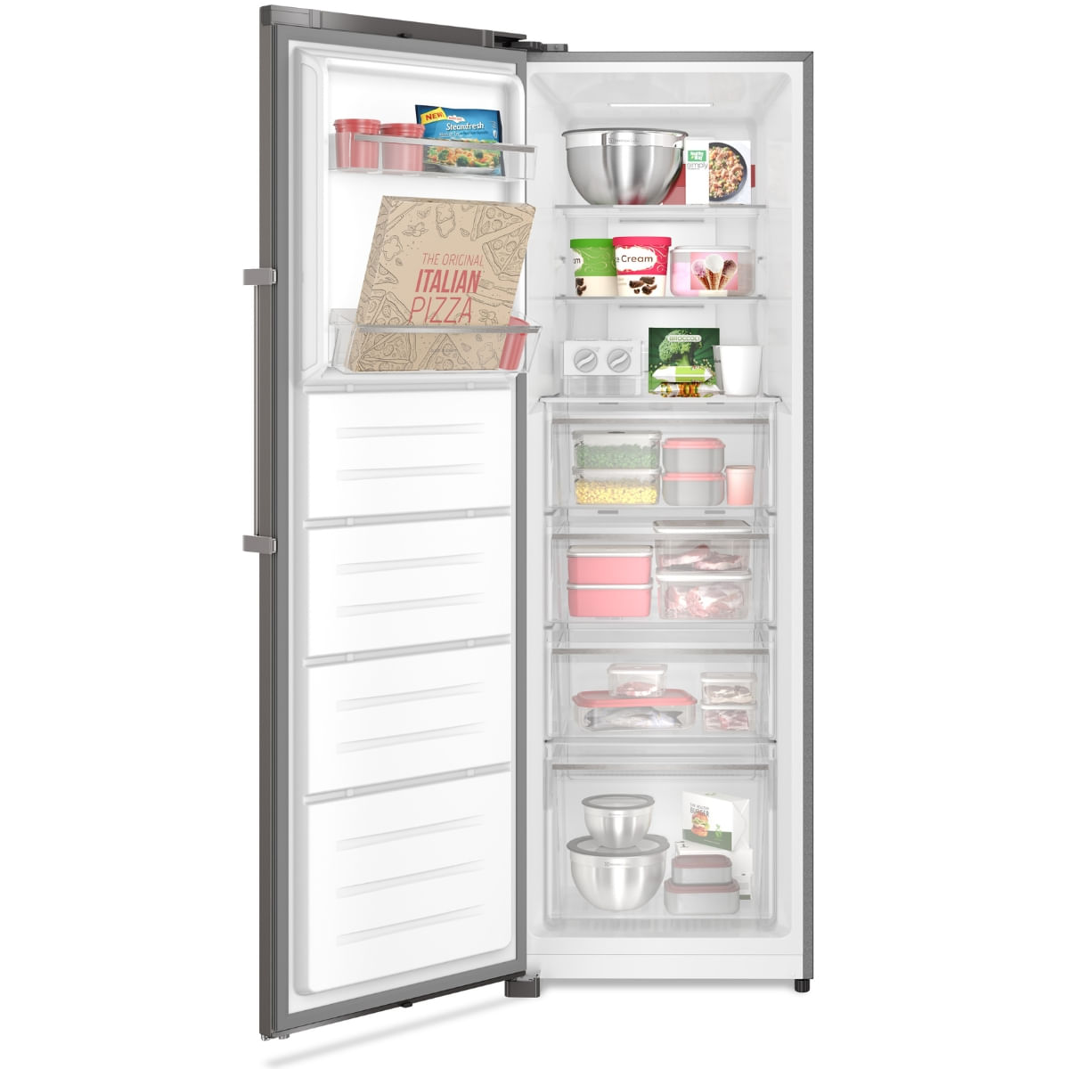 Encontraproduto.com.br - Geladeira Electrolux Frost Free 355L Experience Com Autosense Twins Cor Inox (RTI4S)