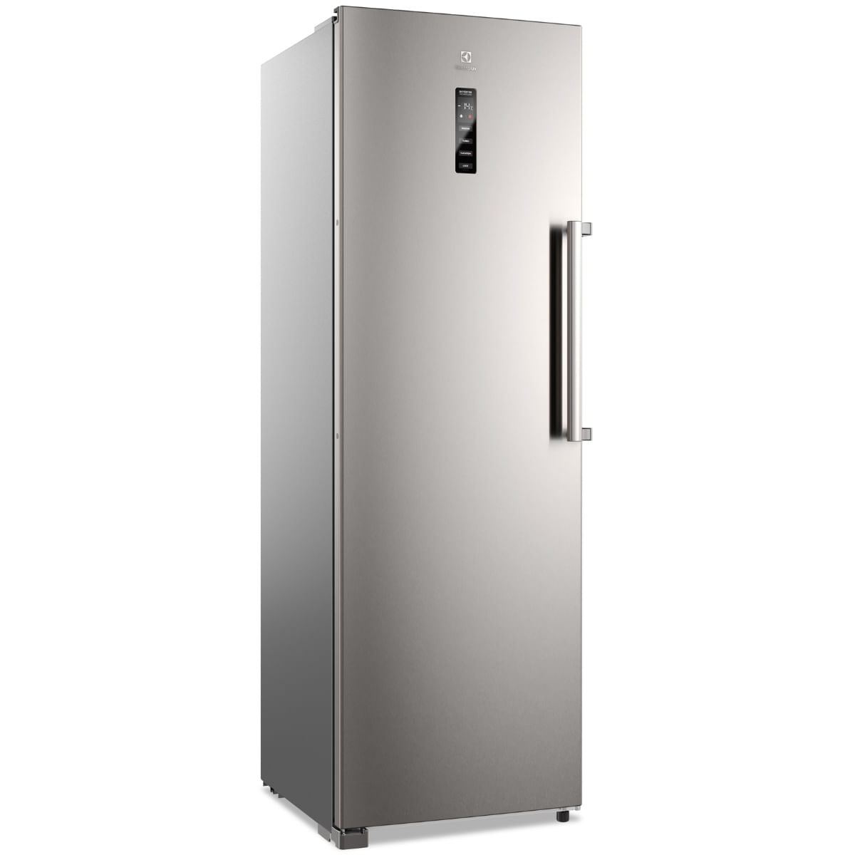 Encontraproduto.com.br - Freezer Vertical Electrolux 262L Experience com Inverter Twins cor Inox (FTI4S)