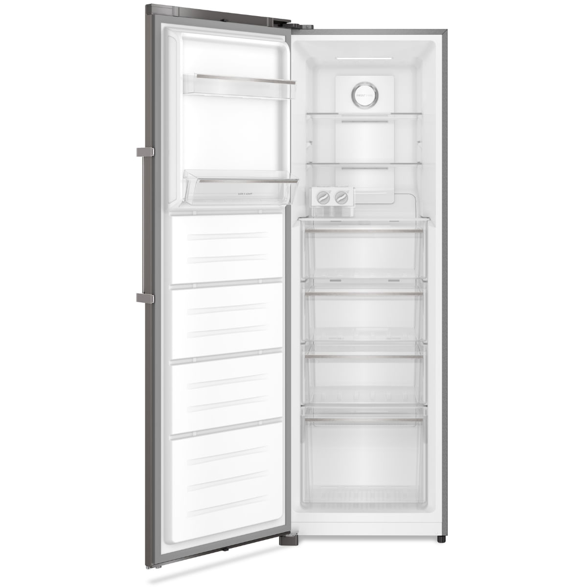 Encontraproduto.com.br - Freezer Vertical Electrolux 262L Experience com Inverter Twins cor Inox (FTI4S)