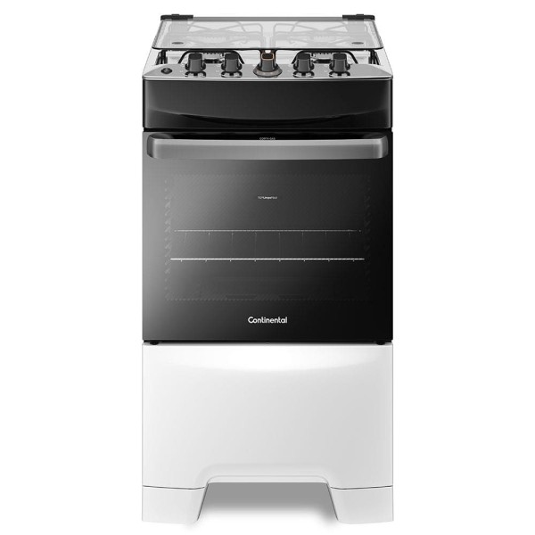Encontraproduto.com.br - Fogão 4 Bocas Continental Branco Automático com TOPLimpaFácil (FC4IB) Premium