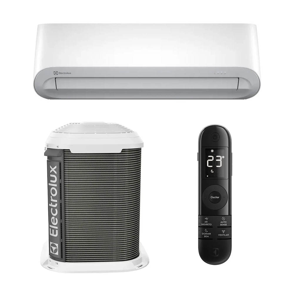 Encontraproduto.com.br - Ar Condicionado Electrolux Split 23.000 BTUS Color Adapt Frio (UI24F/UE24F) 220V