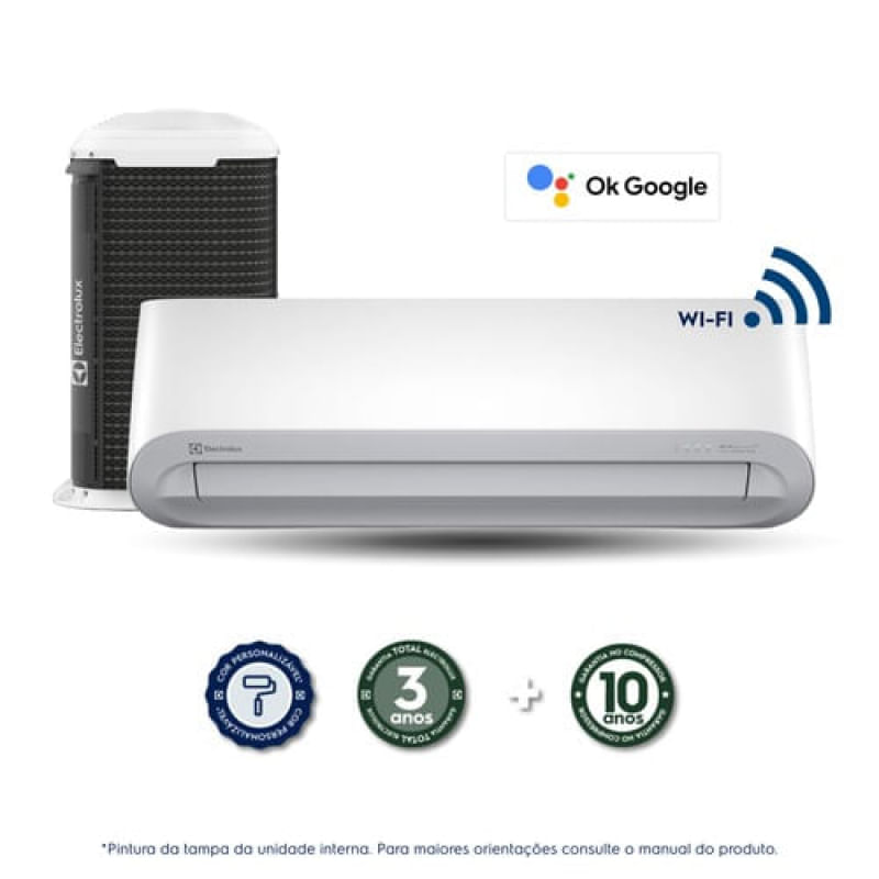 Ar Condicionado Split Electrolux Color Adapt 18000 BTUs Frio Inverter 220V (YI18F/YE18F)