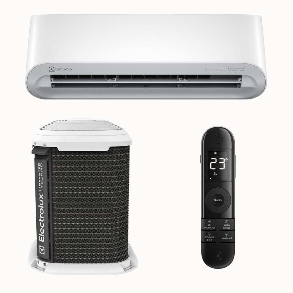 Encontraproduto.com.br - Ar Condicionado Split Electrolux Color Adapt 18000 BTUs Frio Inverter 220V (YI18F/YE18F)