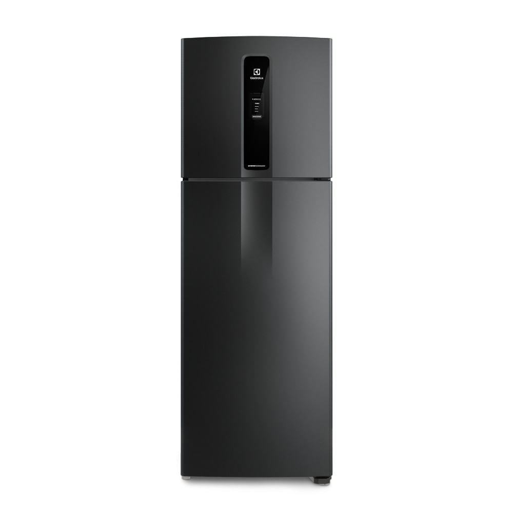 Encontraproduto.com.br - Geladeira Electrolux Frost Free Inverter 390L Efficient AutoSense Duplex Black Inox Look (IF43B)