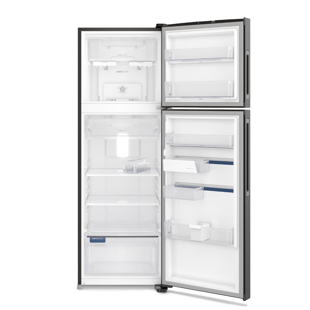 Encontraproduto.com.br - Geladeira Electrolux Frost Free Inverter 390L Efficient AutoSense Duplex Black Inox Look (IF43B)