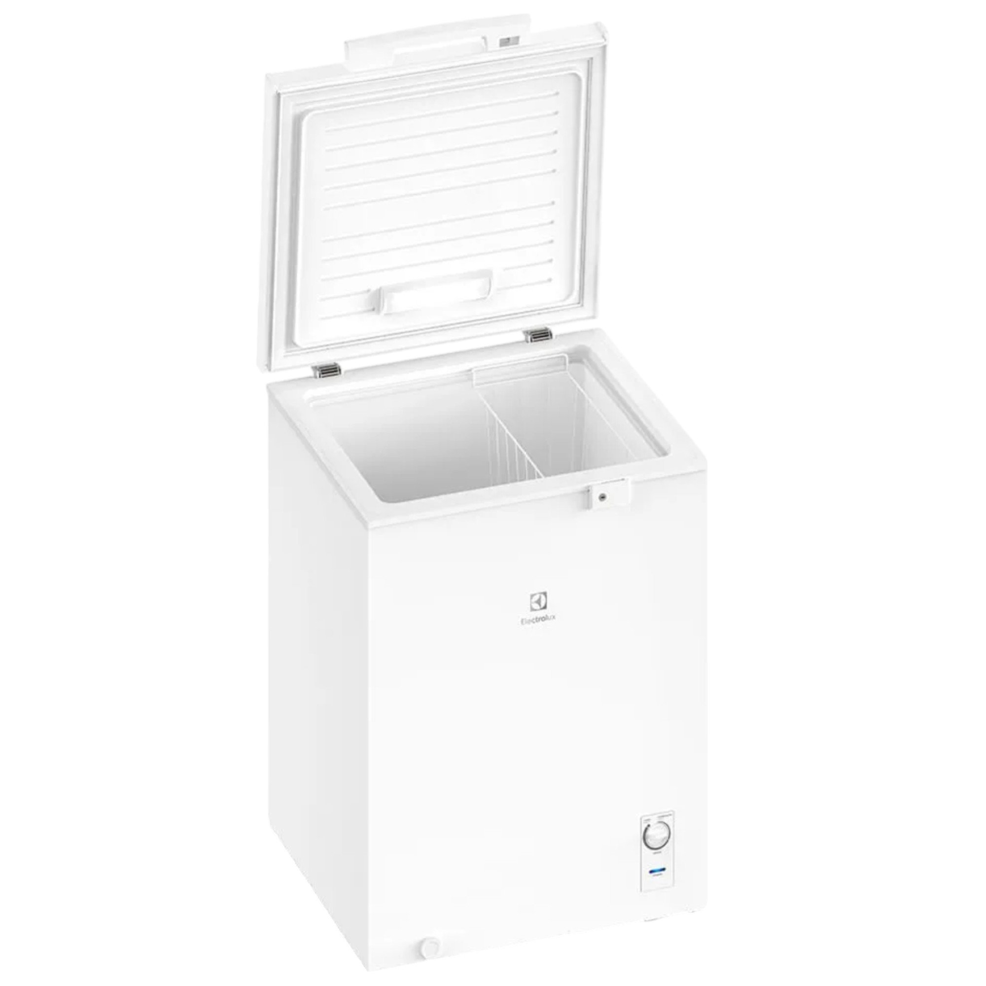 Encontraproduto.com.br - Freezer Horizontal Electrolux Cycle Defrost 143L com função Turbo Freezer Uma Porta (HE150)