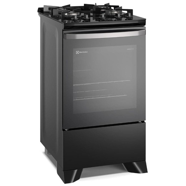 Fogão 4 Bocas Electrolux Automático Mesa de Vidro FE4GP Preto