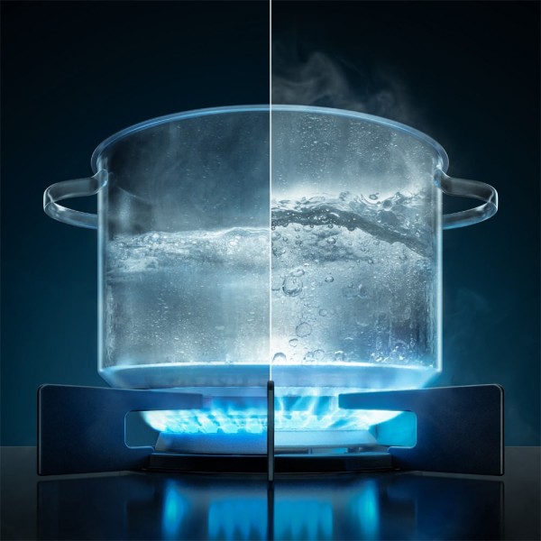 Encontraproduto.com.br - Fogão de Embutir 4 bocas Electrolux Preto Experience Mesa Vidro, Grill e VaporBake (FE4EP)