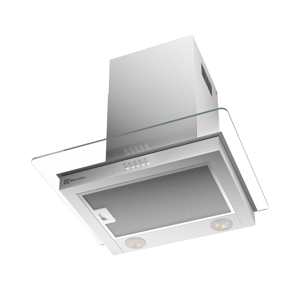 Encontraproduto.com.br - Coifa de Parede Electrolux 60cm de Vidro Efficient com Luz de Led (CE6VX)