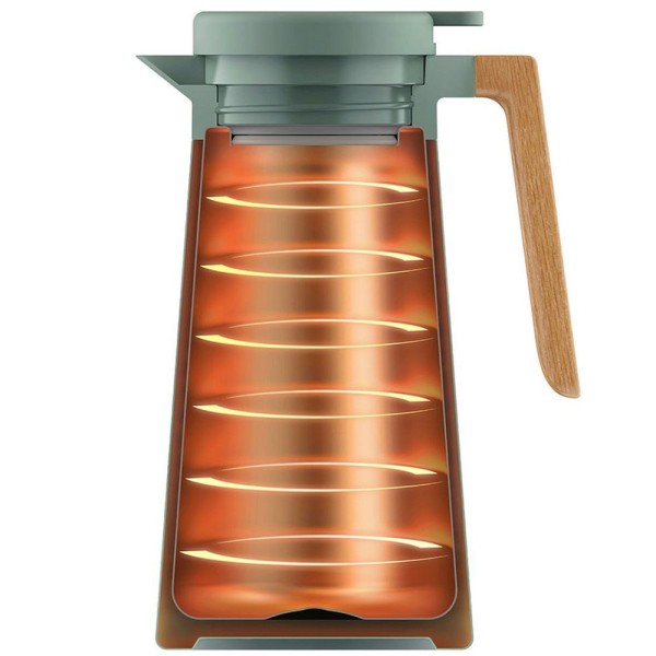 Encontraproduto.com.br - Garrafa Térmica Electrolux 1,8L Verde Fosca Sense Com Bico Corta Pingos