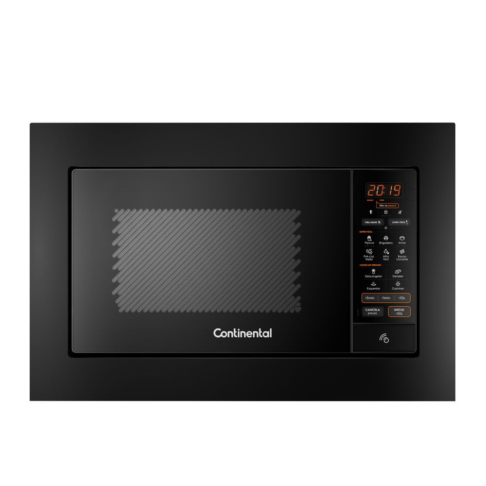 Encontraproduto.com.br - Micro-ondas de Embutir Continental 27L Preto com Função Tira Odor (MC2EP)