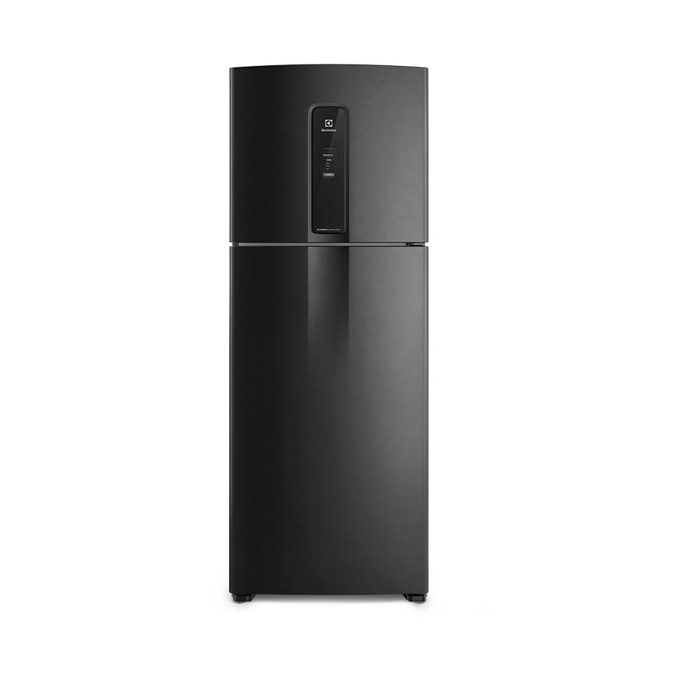 Encontraproduto.com.br - Geladeira Electrolux Frost Free Inverter 480L Efficient com AutoSense SmartBivolt Duplex cor Black Inox Look (IT70B)