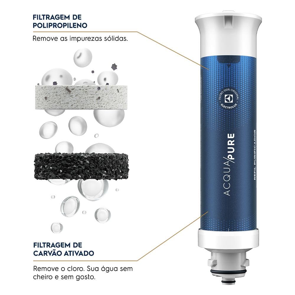 Encontraproduto.com.br - Purificador Electrolux Experience PC01X Água Fria, Natural e Gelada com Compressor Grafite 127V