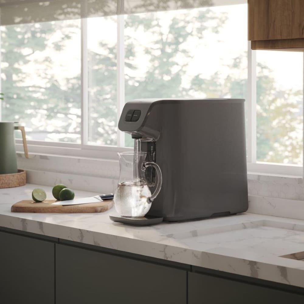 Encontraproduto.com.br - Purificador Electrolux Experience PC01X Água Fria, Natural e Gelada com Compressor Grafite 127V