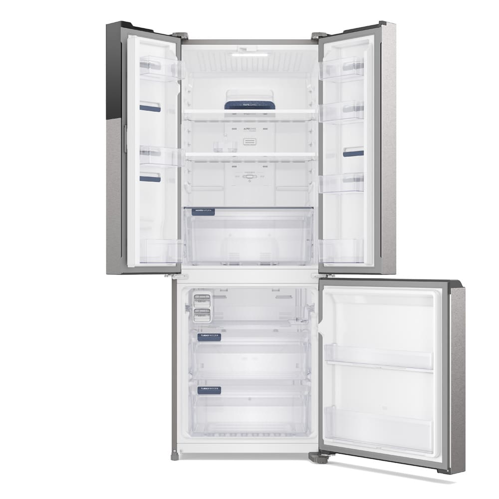 Encontraproduto.com.br - Geladeira Electrolux Frost Free Inverter 480L Efficient Autosense 3 Portas Inox Look IM7S