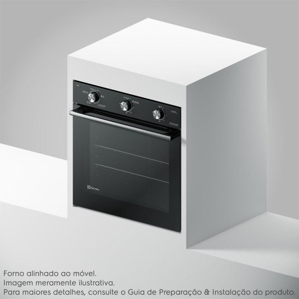 Forno de Embutir Elétrico Electrolux 80L Efficient com PerfectCook (OE8EL)