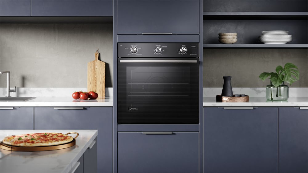 Encontraproduto.com.br - Forno de Embutir Elétrico Electrolux 80L Efficient com PerfectCook (OE8EL)