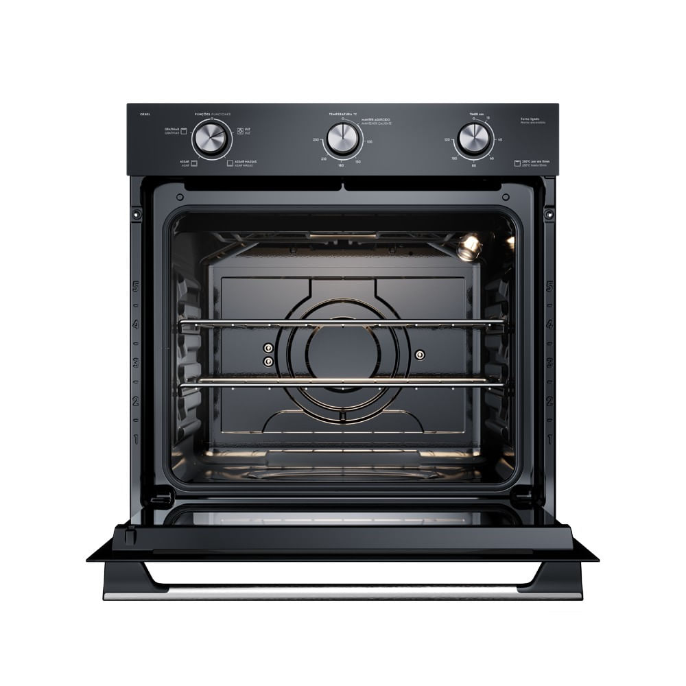 Encontraproduto.com.br - Forno de Embutir Elétrico Electrolux 80L Efficient com PerfectCook (OE8EL)