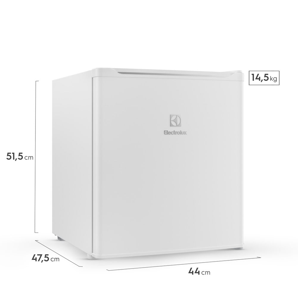 Encontraproduto.com.br - Frigobar Electrolux 47L Efficient com Controle de Temperatura Cor Branca (EM50)