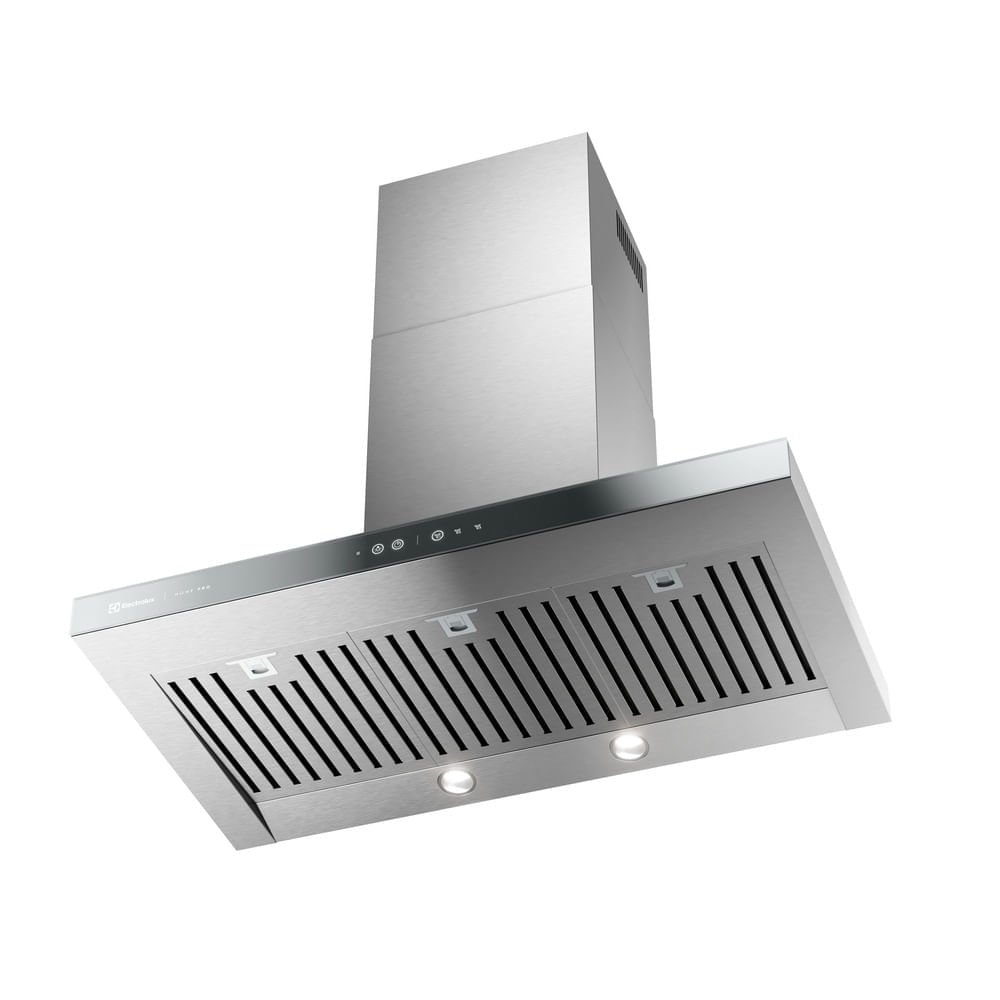 Encontraproduto.com.br - Coifa de Parede Electrolux 90cm Inox Home Pro Painel Frontal de Vidro Espelhado (CE9HP)