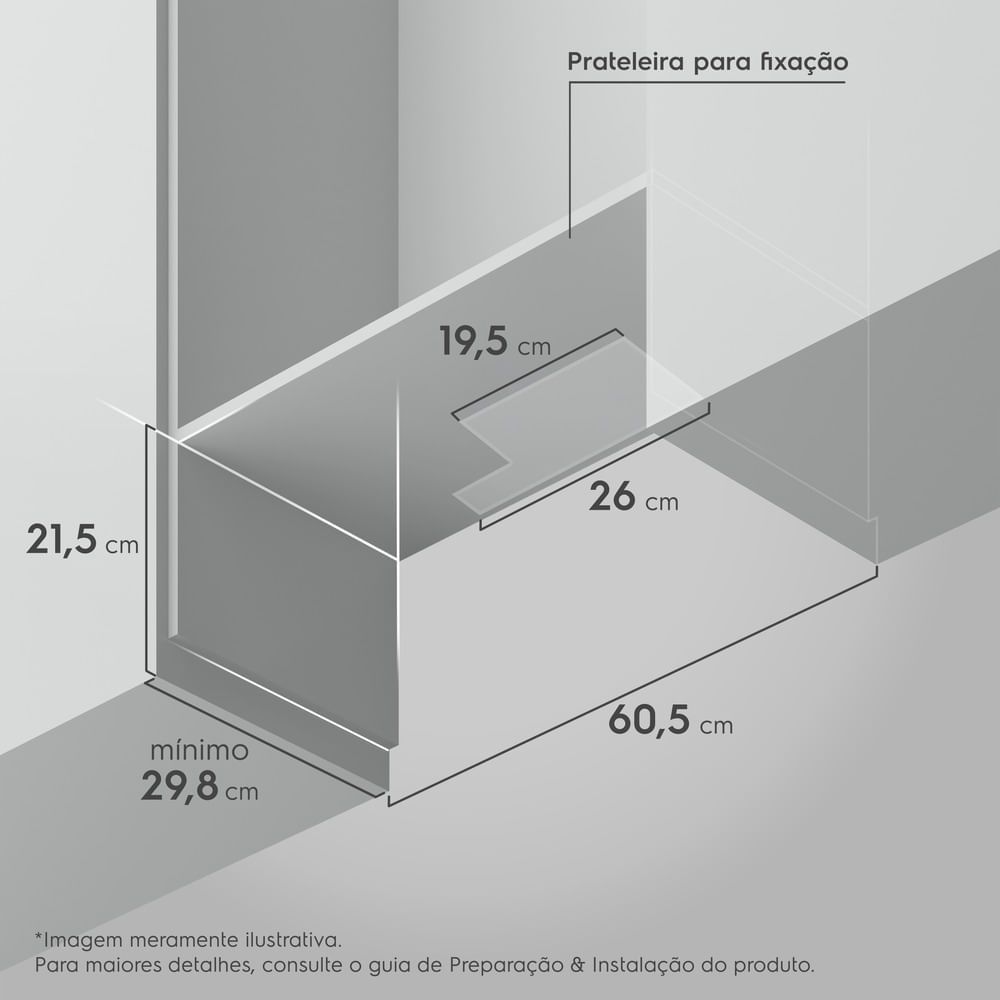 Encontraproduto.com.br - Depurador de Ar Electrolux 60cm Retrátil Preto Efficient com Luz de Led (DE6RB)