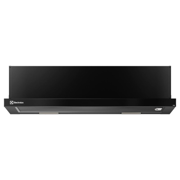 Encontraproduto.com.br - Depurador de Ar Electrolux 90cm Retrátil Preto Efficient com Luz de Led (DE9RB)