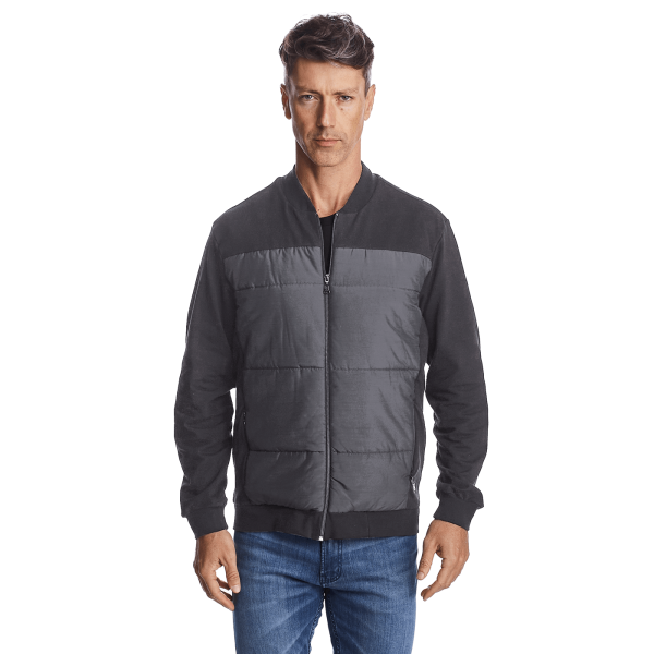 Encontraproduto.com.br - Jaqueta Masculina  de Moletom Com Matelassê Convicto