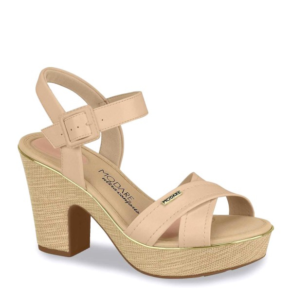 Encontraproduto.com.br - Sandália Feminina Modare Salto Alto - 7103402