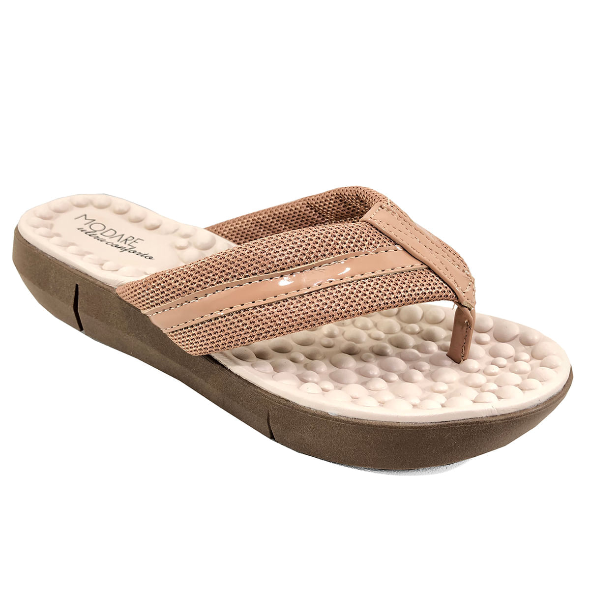 Tamanco Ultra Conforto Modare Nylon Feminino - Nude