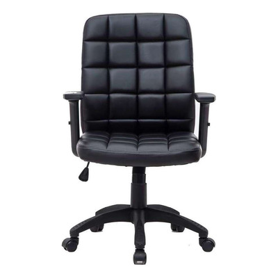 Cadeira De Escritório Diretor Premium Fitz Preta Cor Preto