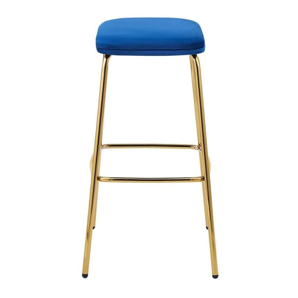 Encontraproduto.com.br - Conjunto com 2 Banquetas Connie Azul Escuro