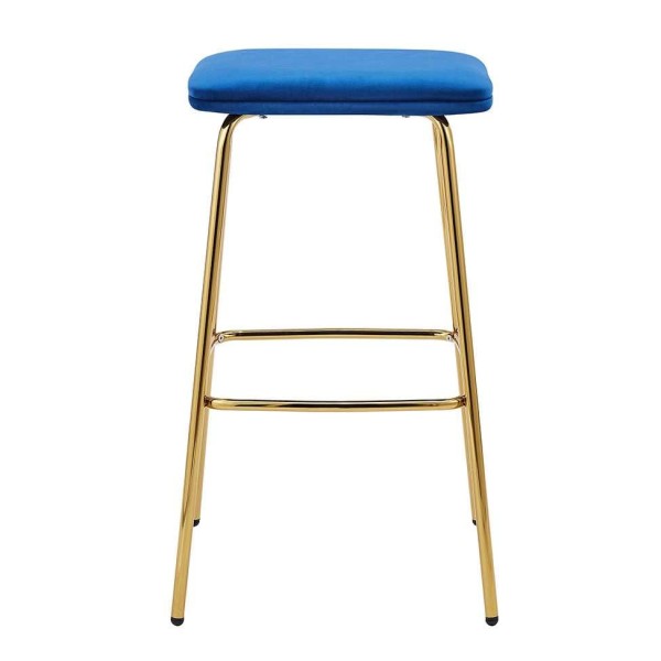 Encontraproduto.com.br - Conjunto com 2 Banquetas Connie Azul Escuro